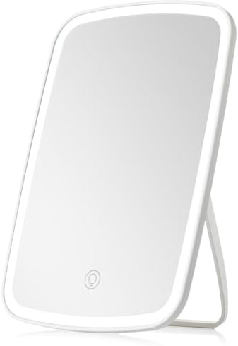 Rechargeable Makeup Mirror with Touch Dimmable Lights