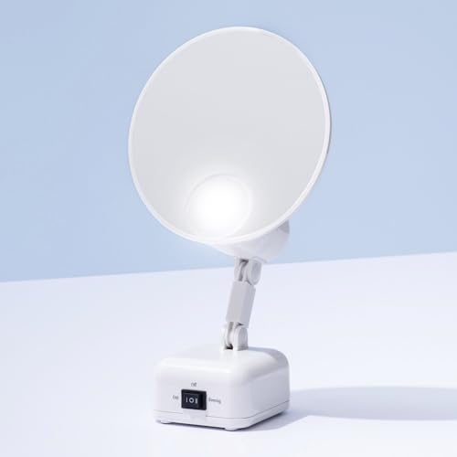 Floxite 15X Supervision Magnifying Mirror Light Dove White