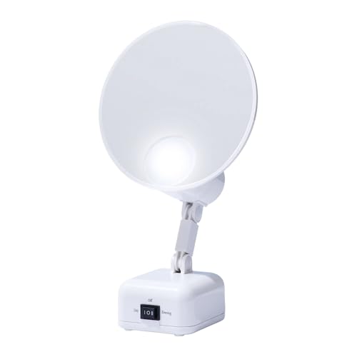 Floxite 15X Supervision Magnifying Mirror Light Dove White