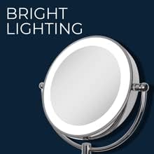 Zadro 11 LED Wall-Mounted Makeup Mirror