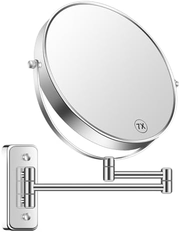 Versatile 7X Magnifying Mirror for Makeup and Shaving