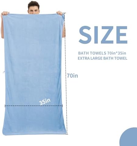 Oversized Bath Towels Set