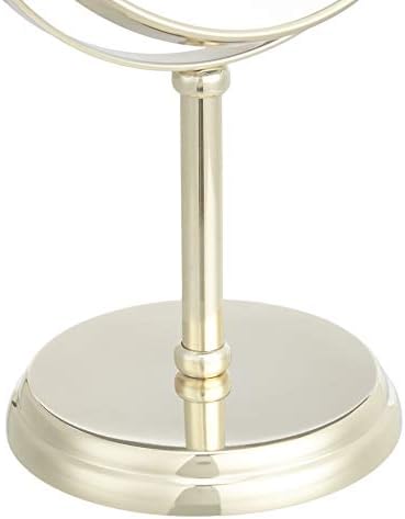 Amazon Basics Tabletop Mount Vanity Round Mirror 1x5x Magnification Gold