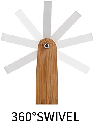 Makeup Mirror with Bamboo Stand 3X Magnification