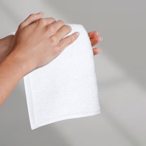 100 Cotton Washcloth for Bathroom Eco-Friendly Durable Fast-Drying Soft Reusable