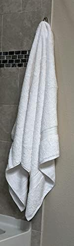 Set of 4 35x70 inch White Terry Supima Bath Sheets