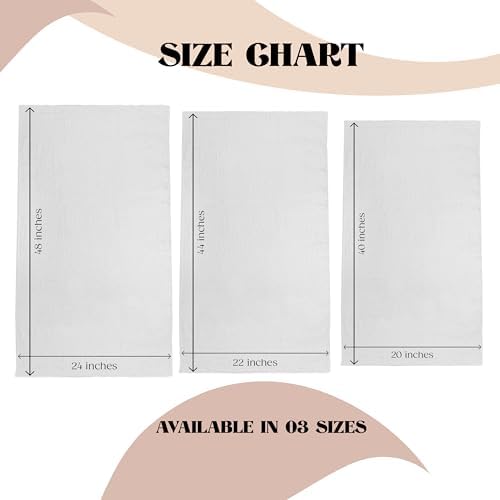 24-Piece White Bath Towels