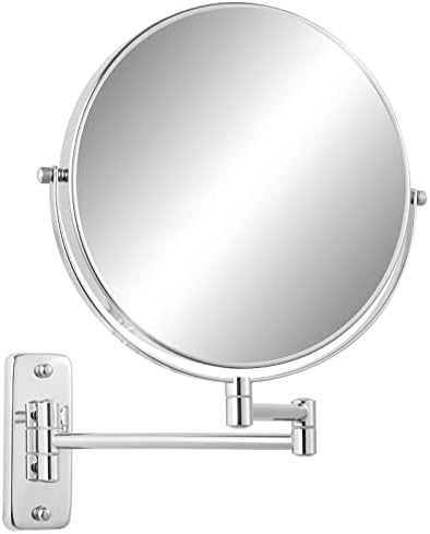 9-inch Chrome Bath Wall Makeup Mirror
