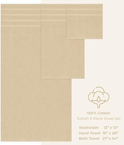 American Soft Linen Luxury 6-Piece Cotton Towel Set