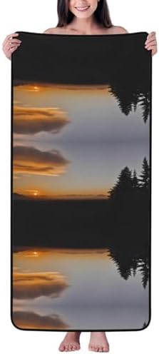 Sunset Velour Coral Towel - 27x55 inches