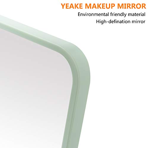 YEAKE - Compact Portable Makeup Mirror with Adjustable Stand