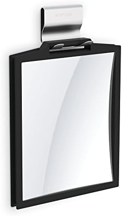Better Living Double-Sided Shower Mirror 3X Magnification Black