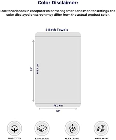 Extra Large Bath Towels Soft absorbent Quicker to Dry