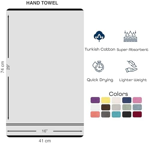 Luxury Turkish Cotton Hand Towels Extra Soft Hawmam Linen White Bath Set