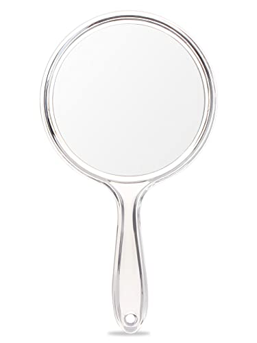 Compact Double-Sided Magnifying Mirror