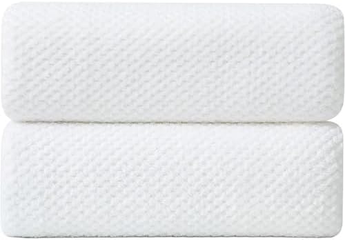 TRP Super Soft Plush Bath Towels Set of 2 - Reinforced and Durable