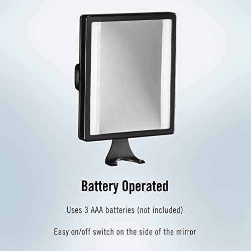 ConairMan Fogless LED Mirror 2X Magnification for Shaving