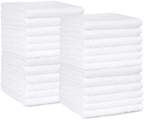 100 Cotton Washcloth for Bathroom Eco-Friendly Durable Fast-Drying Soft Reusable
