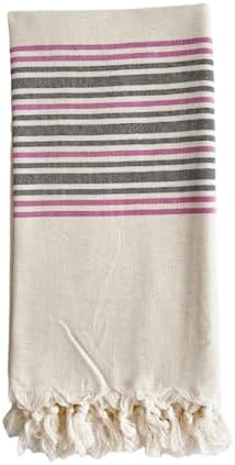 Luxurious Linen Blend Beach Towel - Soft Quick-Dry Premium Quality