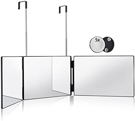 HIEEY 360 Trifold Mirror for Hair Cutting and Makeup