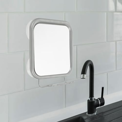Nolitoys Portable Fogless Shower Mirror with suction cups