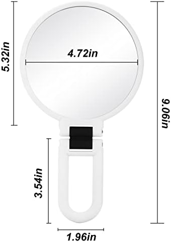 Magnifying Compact Travel Mirror with 30x Double-Sided Surface