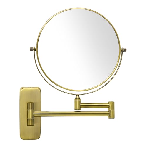 GURUN 8-Inch Double-Sided Wall Mount Makeup Mirror