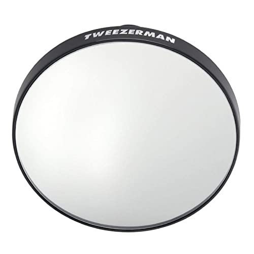 Tweezermate 12x Mirror Hands-Free Makeup Mirror with suction cups