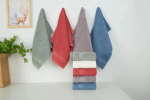 Luxury Soft Cotton Hand Towels Set - 5 Piece