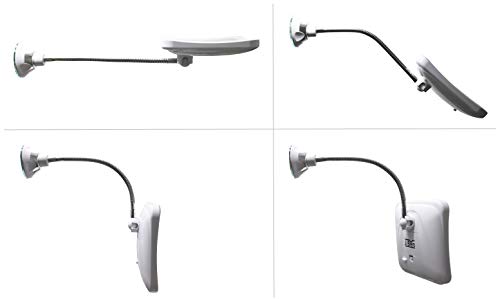 The JiBen Square Flexible Gooseneck LED Makeup Mirror