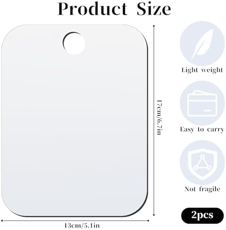 Anti-Fog Compact Mirror for Shaving Portable