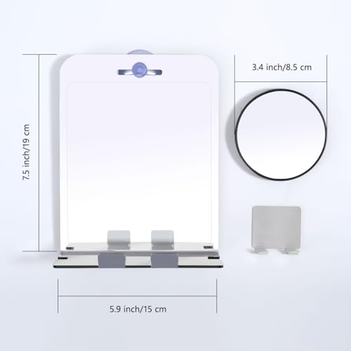 Shinowa Shower Mirror - Compact Shavers Best Friend