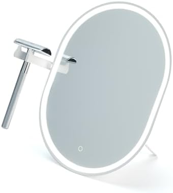 Sharper Image Water Resistant Heated Mirror with Razor Holder