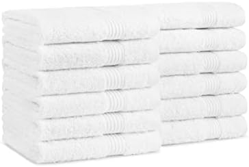 Luxury 12-Pack Cotton Washcloths
