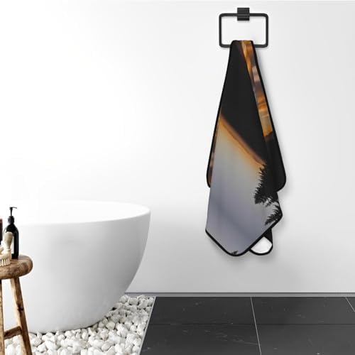 Sunset Velour Coral Towel - 27x55 inches