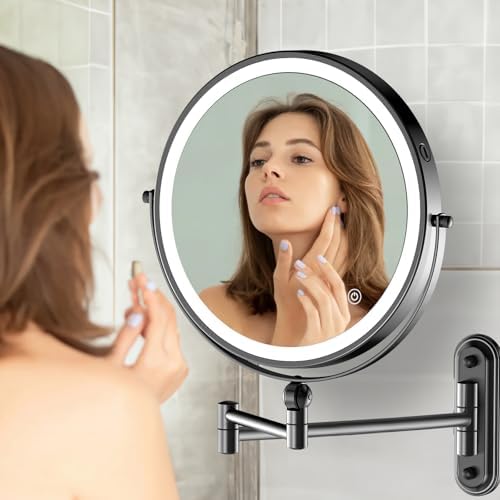 9 Confident Beauty Vanity Mirror with Rechargeable Light Adjustable Features