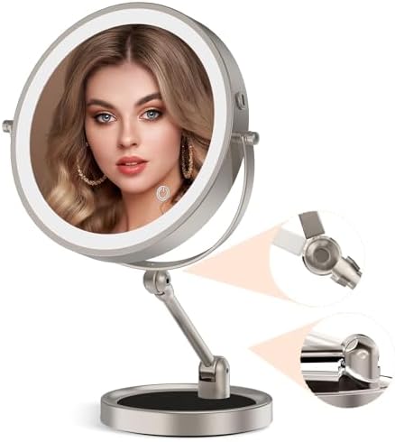 9 High-Quality Makeup Mirror with 1X10X Magnification