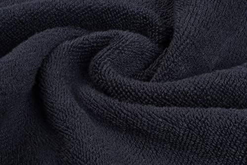 White Classic Bleach Safe Black Makeup Washcloths