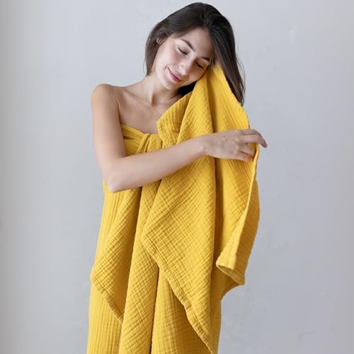 Viva Maison Muslin Towels Luxury Fast-Drying Thin Bath Towels