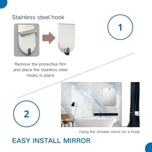 Stylish ShOWER Mirror for Grooming