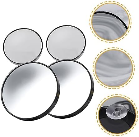 4-Piece Suction Cup Magnifying Mirror Set Portable