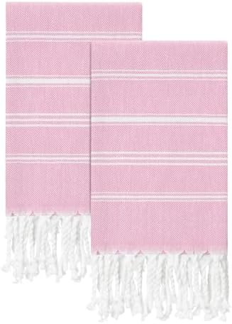 Exquisite 16x40 Turkish Hand Towels Quick Dry Absorbent for Home Bathroom