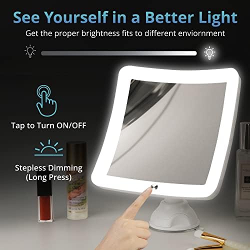 Fabuday 20X Magnifying Mirror with LED Light for MakeUp Skincare