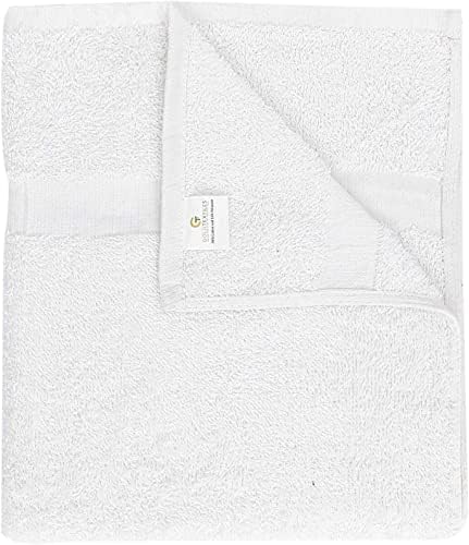 GOLDTEXTILES 60-Piece 22x44 Cotton Blend Bath Towels Lightweight Durable Multi-Purpose