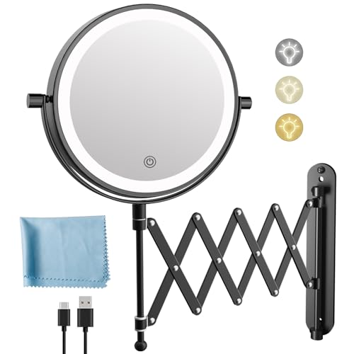 FASCINATE Rechargeable Wall-Mounted Makeup Mirror