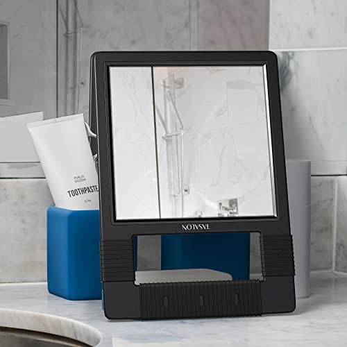 TASALON Unbreakable Hand Mirror with Handle Black