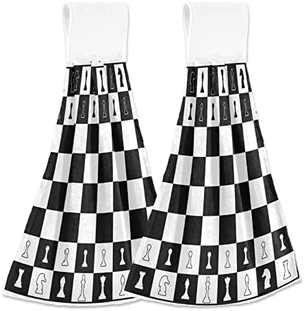 Chess Silhouettes Stay Dry Multi-Functional Kitchen Towels