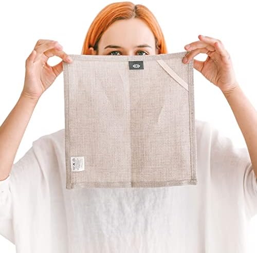 Flax Linen Face Washcloths