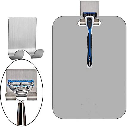 Fogless Shower Mirror with Chrome Hook