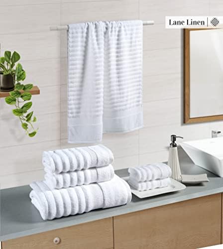 Luxury 100 Cotton Bath Towels Set - Soft Absorbent Eco-Friendly